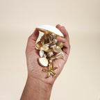 Estrella Chunky Shell Starfish Pendant Necklace with Gold and Pearl Charms | Venus Loves Neptune