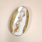 Estrella Chunky Shell Starfish Pendant Necklace with Gold and Pearl Charms | Venus Loves Neptune