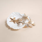 Estrella Mermaid Shell Starfish Charm Bracelet with Gold Chain | Venus Loves Neptune
