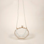 Marina Clear Mermaid Acrylic Shell Clutch Bag for the Beach | Venus Loves Neptune