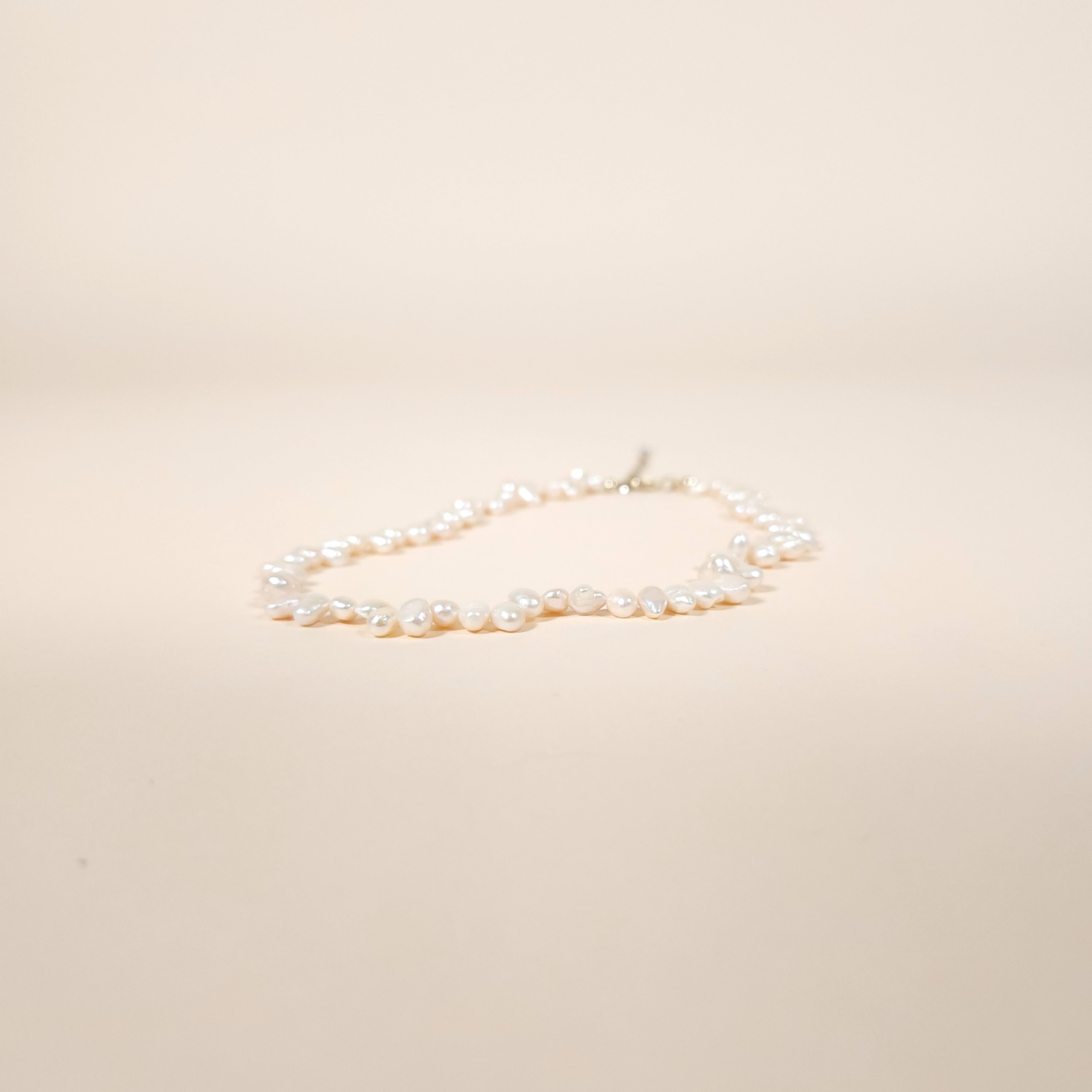 Nerissa 5mm Mermaid Irregular Freshwater Pearl Necklace | Venus Loves Neptune