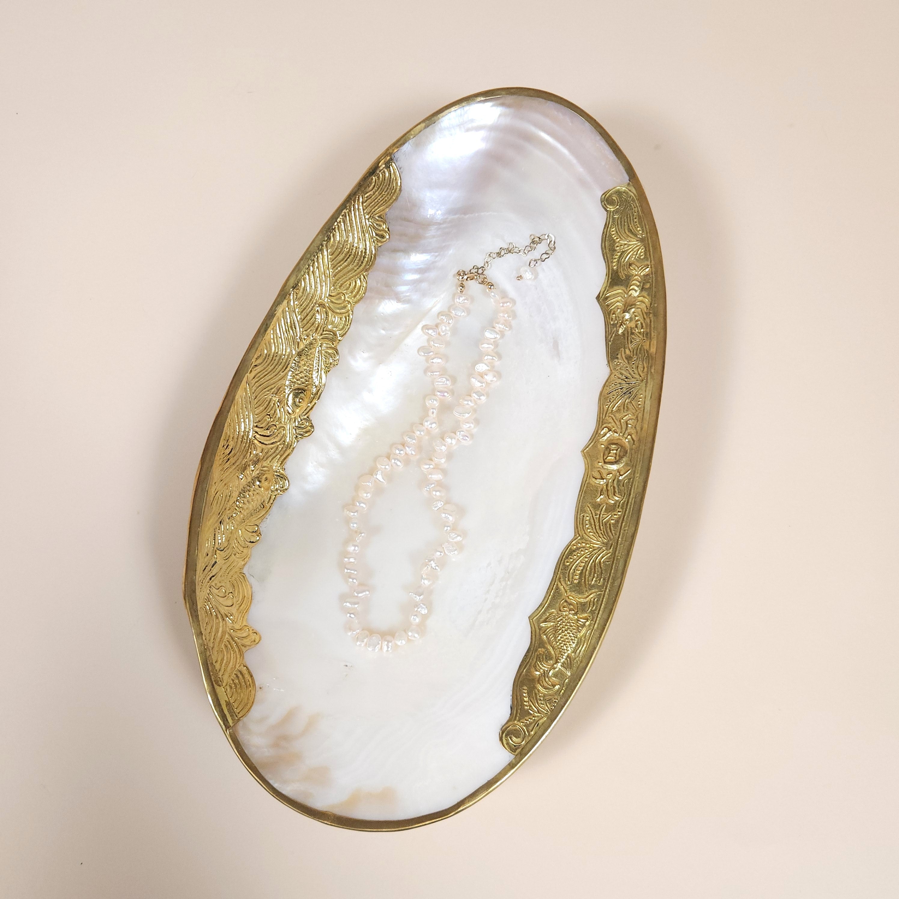 Nerissa 5mm Mermaid Irregular Freshwater Pearl Necklace | Venus Loves Neptune
