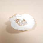 Pelagia Mermaid Turbo Shell Drop Earrings with Gold-Plated Hooks | Venus Loves Neptune