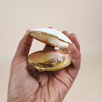 Pelagia Mermaid Turbo Shell Pendant Necklace with Gold Chain for the Beach | Venus Loves Neptune